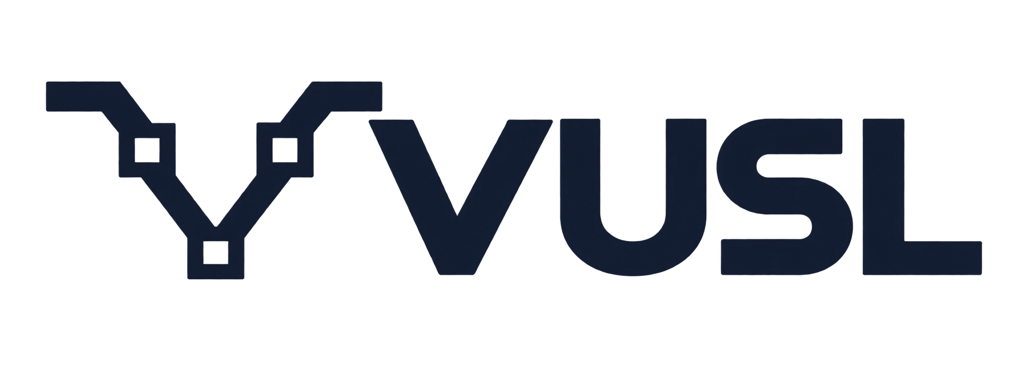 Generated illustration used as the VUSL project wordmark; not runtime evidence